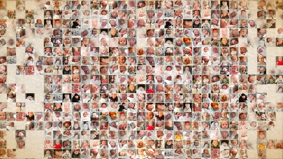 baby boom collage